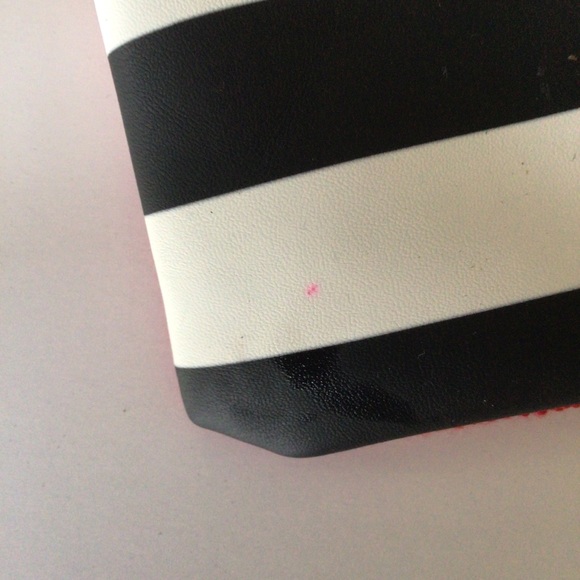 SEPHORA BLACK AND WHITE STRIPED COSMETIC MAKEUP BAG - Picture 5 of 5